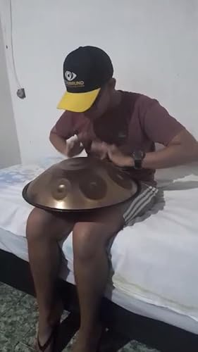 Amazon | GLADFRESITハンドパン、18インチ、9ノート、440Hz、Gマイナー