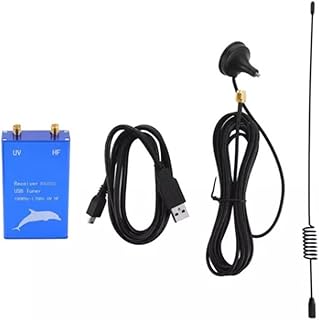 RTL2832U+R820T2 Receptor sintonizador USB AM FM Radio, recepción precisa y estable (B)