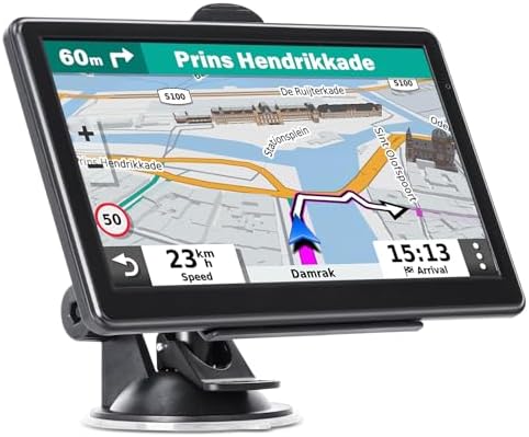 GPS Navigator for Car Truck RV, 7 Inch Touch Screen GPS for Car w...