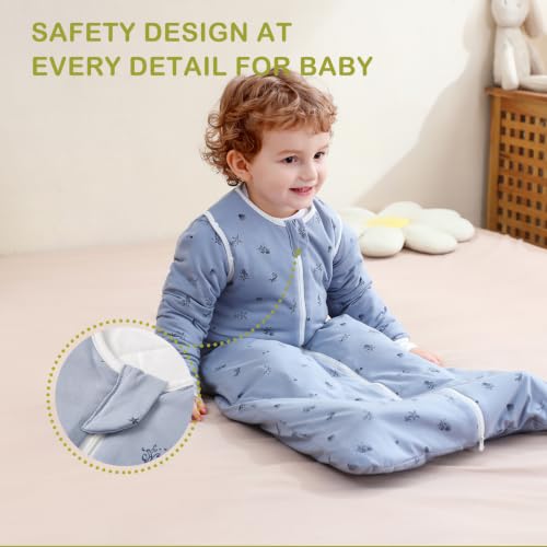 Image of Baby Sleep Sack 2.5 TOG Cotton Ocean M