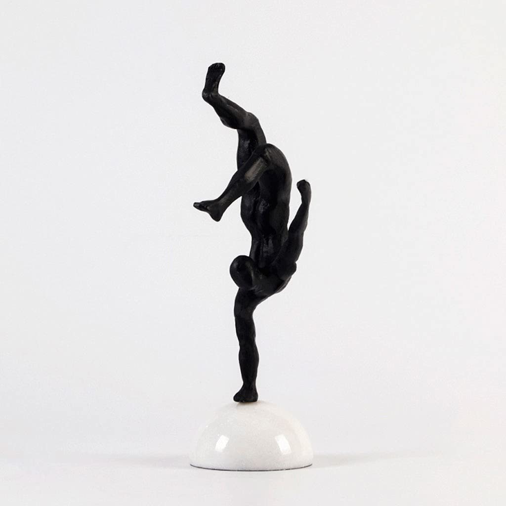 Sculpture Kreatywny Dekoracje Desktop Nowoczesny salon Stół Odwrócony Czarne Dekoracje Nordic Styl Dekoracje Desktop Statue