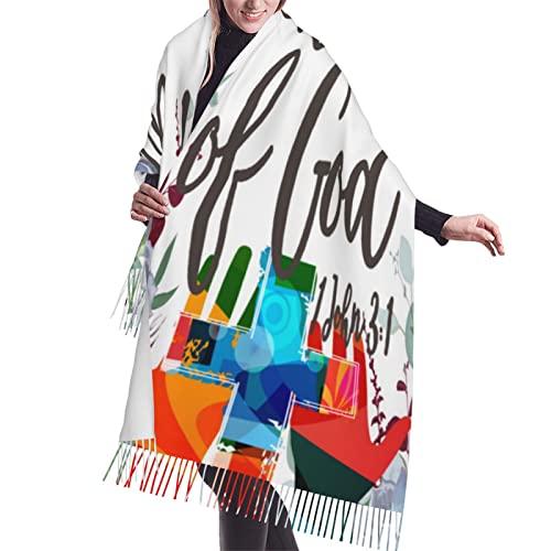 Calda e in grado di aggiungere un tocco di colore ai tuoi outfit: le sciarpe hanno un look classico e intramontabile, sono eleganti e versatili e si abbinano perfettamente a molti dei tuoi outfit; la sciarpa misura 196 cm x 68 cm, con frange di 10 cm, una lunghezza perfetta per poterla indossare tutto il giorno senza ingombro ma con sufficiente calore; bellissima collezione di colori con frange pulite, eleganti e di buon gusto, sarai molto attraente e riceverai molti complimenti