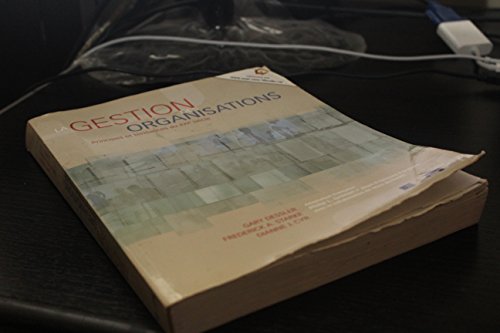 GESTION DES ORGANISATIONS [French] 2761314131 Book Cover