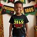 PikaBubbies Juneteenth Shirts for Kids – Boys and Girls Short-Sleeve T-Shirts, Ages 2-6, Celebrate Freedom and Black History