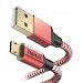 Produktbild Hama Ladekabel Reflective USB A auf Micro USB, Nylon, 1,5m (Schnellladung, Handy Ladekabel, Datenkabel, USB Kabel, Handykabel, USB Typ A, Knickschutz, flexibel, vergoldet, maximal kompatibel) rot