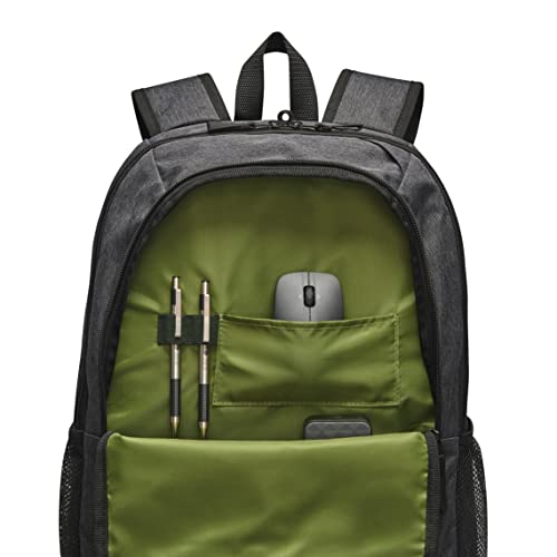 HP Prelude Pro Backpack - Fits 15.6" Laptops - Durable Fabric w/ Water-resistant Coating - Padded Compartment, Zipper & Slip Compartments - Adjustable Padded Shoulder Straps (#4Z513AA)4
