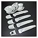 QIQIBAIHUO Fit pour Mazda 5 Mazda5 Premec 2005-2010 ABS Couverture de la poignée de la poignée de Porte chromée et de la Porte de la Porte de la Voiture Décorer 2006 2007 2008 2009