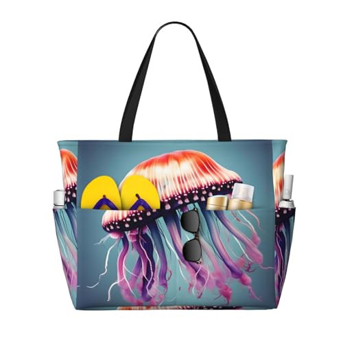 Sac à bandoulière méduses étanche contre l'eau et le sable