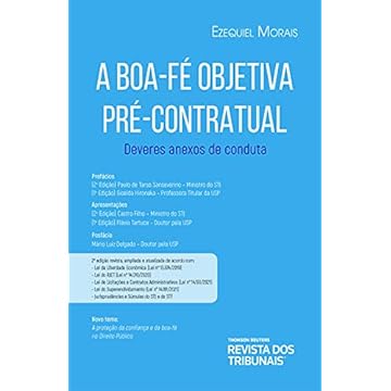 Capa do livro A Boa-Fé Objetiva Pré-Contratual 2º Edição