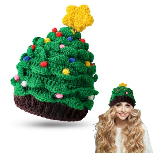 Beipegin Tannenbaum Hut Weihnachtsmützen,Weihnachtsbaum Mütze mit...