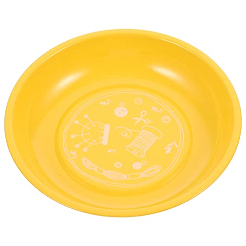 Coheali Metal Stand Magnetic Pin Cushion Sewing Yarn Storage Bowl Needle Storage Container Crochet Accessories Organizer For Knitting Crochet Embroidery Yellow Magnetic Tool Holder #TOP19