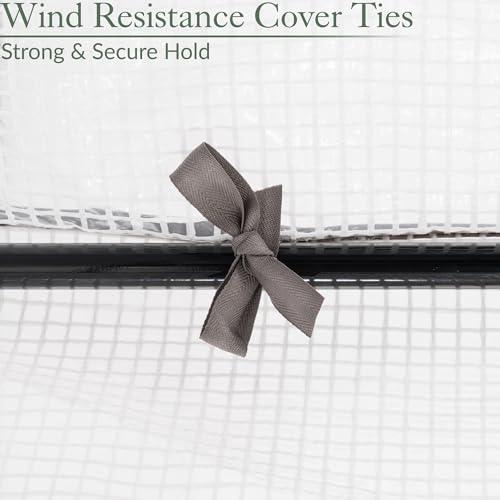 Christow Walk In Greenhouse Cover Replacement, Reinforced Growhouse Cover, H195cm x W143cm x D143cm, Heavy Duty COVER ONLY - Image 6