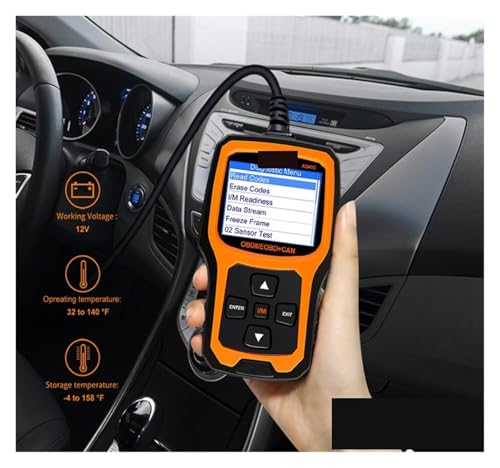 Lector de códigos AD410 PRO y comprobador batería con OBD2 completo de coches 4