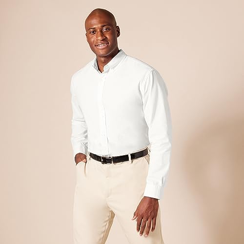 Amazon Essentials Men's Regular-Fit Long-Sleeve Oxford Shirt