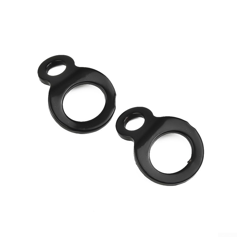 2 anillos de correa de amarre para motocicleta, moto de cross, ATV, UTV, anclaje de abrazadera triple con montaje de perno de 5 mm