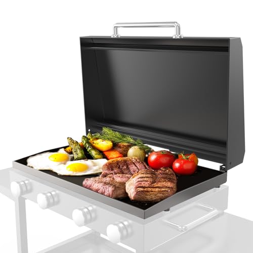 Hinged Lid for Blackstone Griddle 36 inch Griddle Griddle Grill Hard Cover for Blackstone 1554 1836 1825 1866 2149 1984 2151 1863 2122 Flat Top Lid for Blackstone 36 Lids