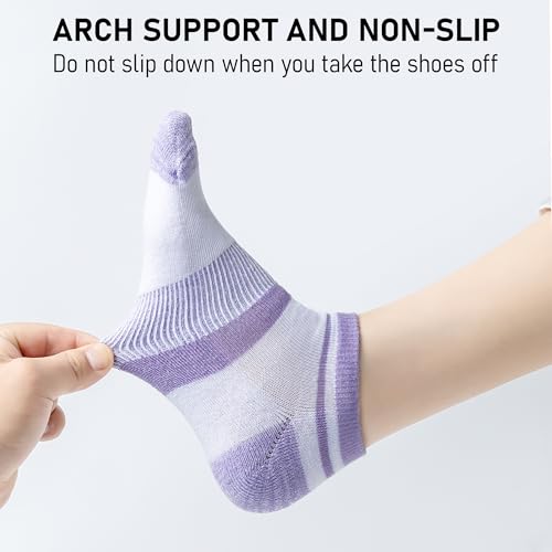 Womens Ankle Socks No Show Low Cut Socks 5 Pairs Seamless Lightweight Non Slip Cushioned Casual Socks for Women4