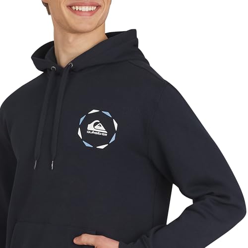 Image of Quiksilver Men's Regular Fit Super Soft Fleece Midweight Pullover Hooded Sweatshirt
