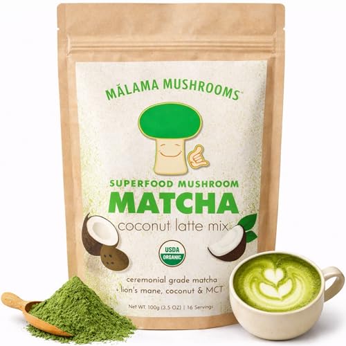Té verde matcha premium sabor coco 3.5 oz miniatura 1