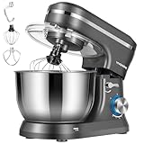 VIVOHOME 4.75 Quart Stand Mixer, 8 Speed Kitchen Electric Food Mixer, Household Stand Mixer for Baking, Cake, Bread with Beater, Dough Hook, Wire...