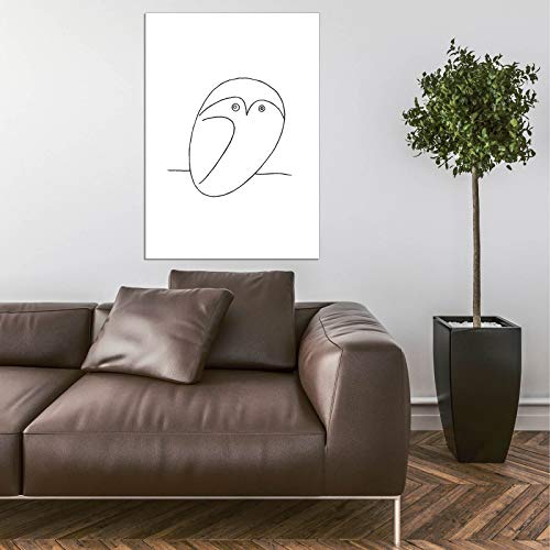 Impression Pablo Picasso Small Owl d'art mat de qualité musée