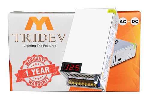 Image of Tridev Traders Adjustable Voltage Power Supply DC (05-60Volt) Max 17A 1000W with LED Display Max 60V Power Supply Variable AC to DC Converter (AC 220V /240V) to (DC 05V /60V) Max 17Amps 1000Watts