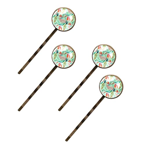 4 horquillas para el pelo de hojas, set de regalo delicado para comuniones y cumpleaños de niñas