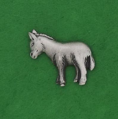 Donkey UK Made Pewter Pin Badge