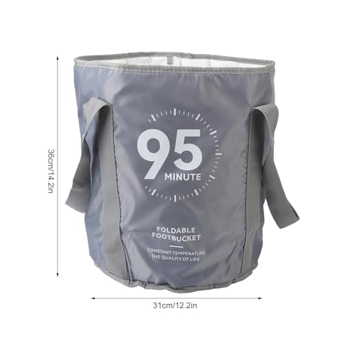 Bañera plegable para pies con aislamiento térmico miniatura 6