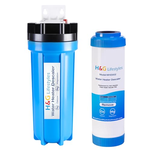 H&G Lifestyles Inline Water Softener for Water Heater Scale Inhibitor