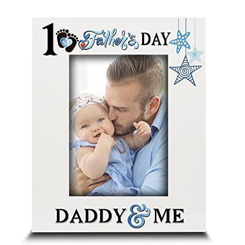 Bella Busta-First Father's Day-Daddy And Me- Uv Print Picture Frame (5X7 Vertical (Father's Day)) #TOP13