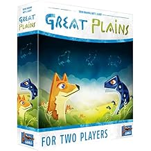 Lookout Games Great Plains Board Game - Abstract Puzzle & Strategic Family Fun for Kids & Adults, Ages 10+, 2 Player, 20 Min Playtime