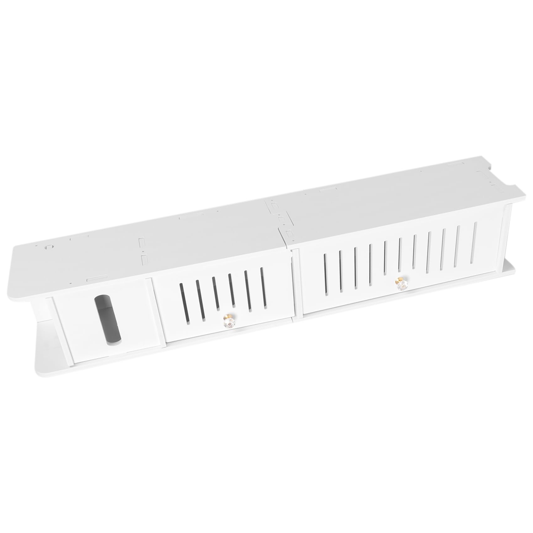 Gabinete de almacenamiento de baño de PVC blanco para espacios pequeños sobre el inodoro, diseño de esquina, solución de almacenamiento compacta y elegante (blanco)