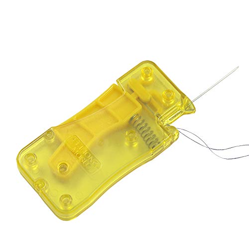 Automatic Needle Threader, with 2 Pcs Plastic Needle Threader Easy Needle Threader Tool Sewing Accessories