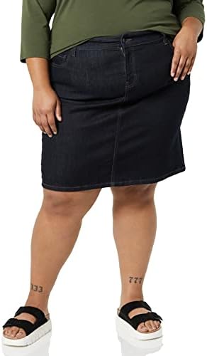 Amazon Essentials Women's Classic 5-Pocket Denim Skirt (Available in Plus Size)