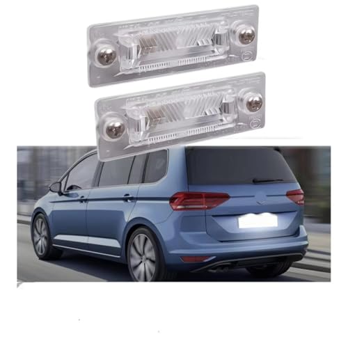 Piloto de matrícula para VW Touran y Transporter recambio de alta resistencia 2 piezas 4