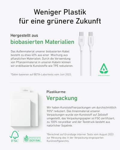 Anker 543 USB-C auf USB-C Kabel (240W, 180cm)