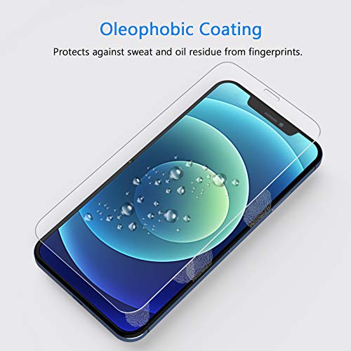 Yootech [4 Pack] Screen Protector Compatible with iPhone 12 Mini,Tempered Glass Screen Protector Compatible with iPhone 12 Mini 2020[Anti-Scratch][Bubble Free][Case-friendly],5.4-Inch - Thumbnail 5