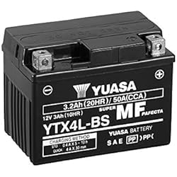 Cargador Bateria Yuasa Yuasa YTX4L-BS(WC) Batería sin mantenimiento