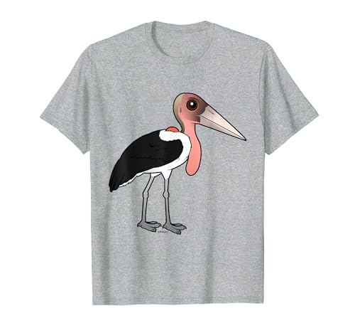 Cute Cartoon Bird Design | Unusual Species Marabou Stork T-Shirt