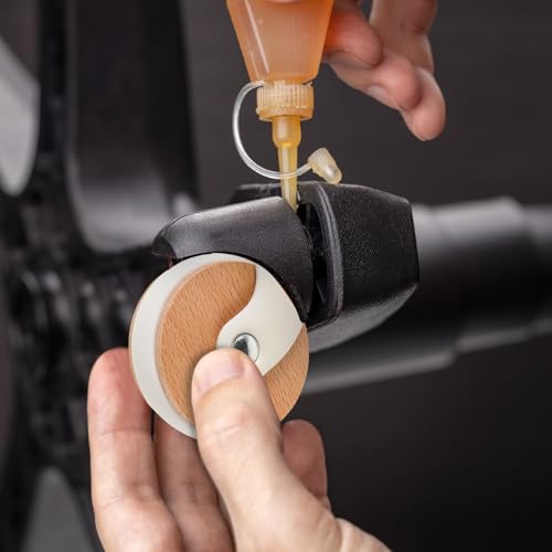 FONDOTIN 2個 家具用キャスター ホイール 高耐久性ネジ式推車輪 交換用自在キャスター 木製家具移動用 安定滑走カートホイール