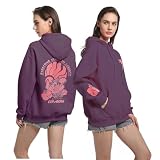YUUCANGH Womens Y2K Floral Embroidered Hoodie for Teens Girl – Preppy Aesthetic Pullover Sweatshirt, Cute Cotton Blend Hoodie with Flower Graphic for Spring Fall Daily Wear