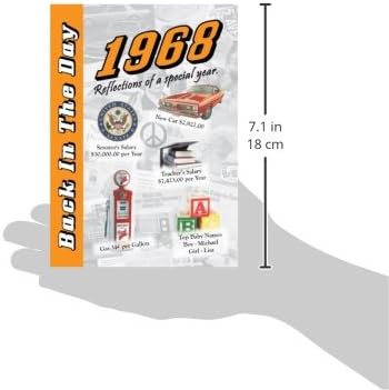 1968 Back In The Day - 24-page Greeting Card / Booklet with Envelope (Size - 7"x5")