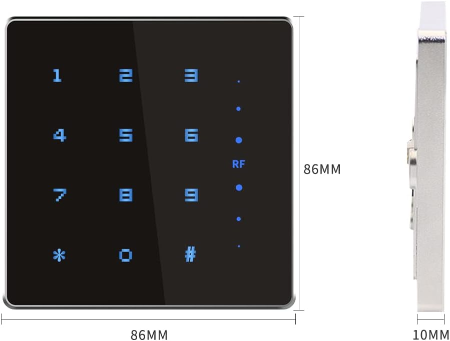 13.56Mhz IC Password Swipe RF Card Reader RS485 RS232 TTL Level Communication DC5V 9-16V 24V Wide Voltage Ultra-Thin Metal 125Khz ID contactless Swiping (125Khz, RS232, DC 24V)