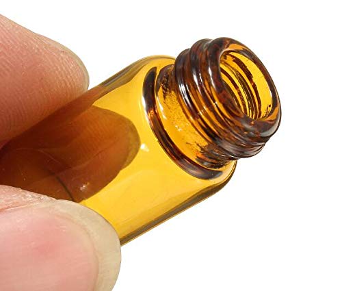 4 Glasfläschchen Mit Tropfer – 20 Ml, Goldene Kappe, Für ätherische Öle & Seren