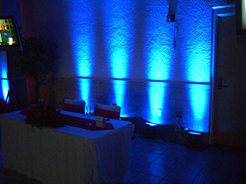 Jqslight Led Landscape Lights,Gu10 Blue Led Spotlight Bulbs 5W Mr16 Gu10 Base Blue Coloured Spot Light Bulb For Wall Washer Lamps, Landscape Lighting, Decorative Lighting, Mood Lighting #TOP4