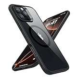 【米軍MIL規格・Magsafe対応】ESR iPhone 16 Pro ケース ワイヤレス充電対応 耐衝撃 いPhone16Pro ケース マグネットスマホケース アイフォン 16 プロ対応Classicハイブリッドケース(HaloLock) iphone16 pro ケース対応 クリア_ブラック