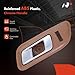 A-Premium Front Left Driver Side Interior Door Handle Compatible with Ford Taurus 2010 2011 2012, Red Bezel with Chrome Lever, Replace# AG1Z-5422601-AD
