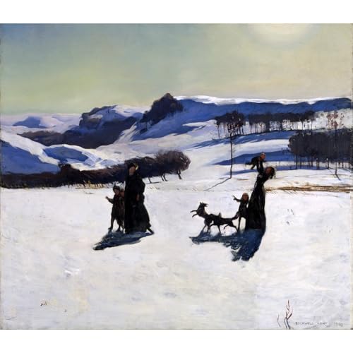 Impression sur toile Rockwell Kent art giclée de haute précision 76x101cm