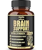 9in1 Brain Support Supplement 5750 Mg - Blended with Ashwagandha, Panax Ginseng, Gotu Kola, Ginkgo B